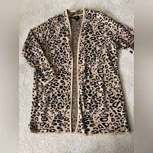 Animal Print Cardigan